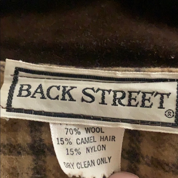 Back Street Wool Vintage Coat - Picture 7 of 8
